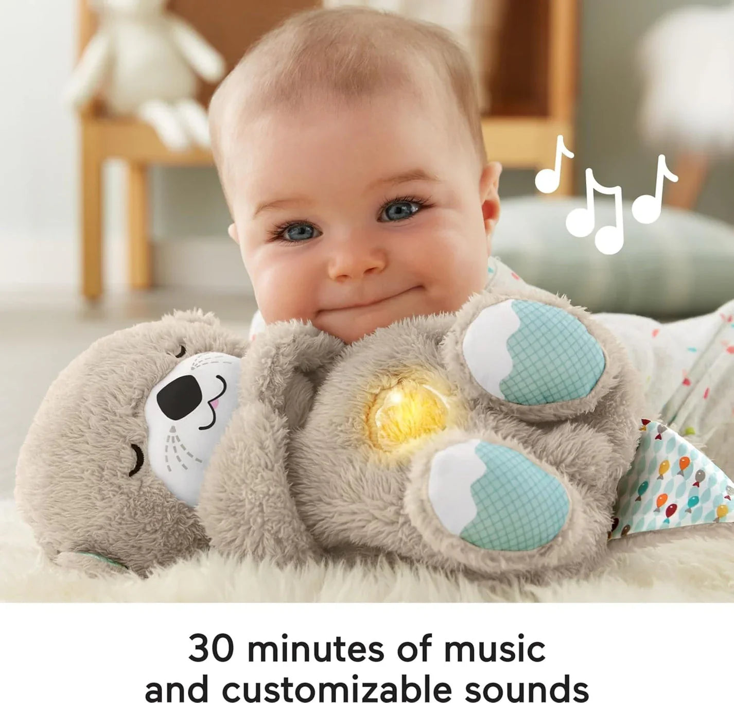 PuffyDreams™ Breathing Teddy Plush Toy