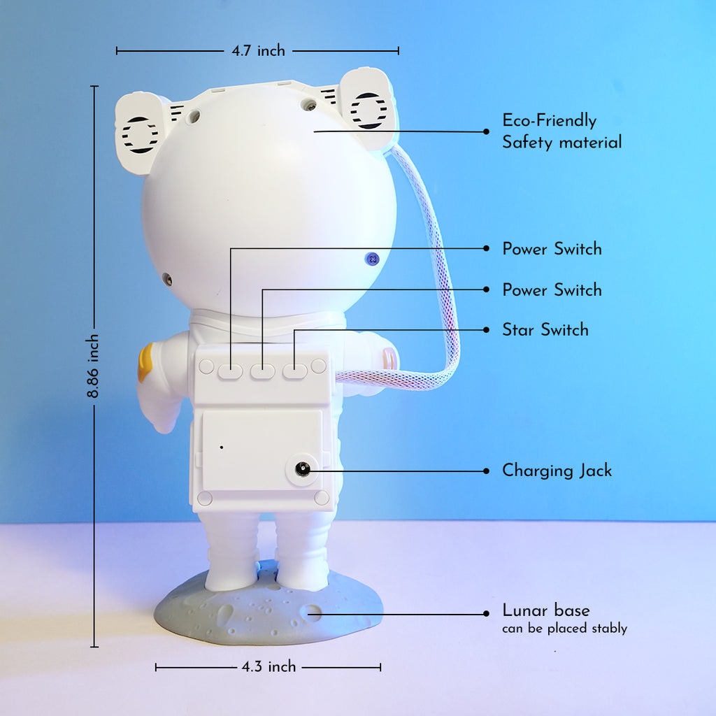 Astronaut Galaxy Projector Lamp