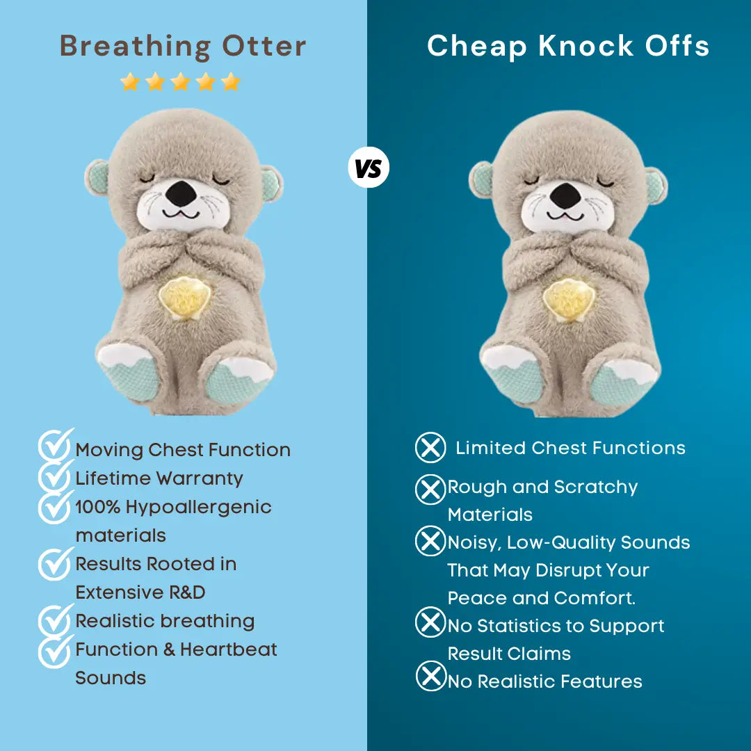 PuffyDreams™ Breathing Teddy Plush Toy